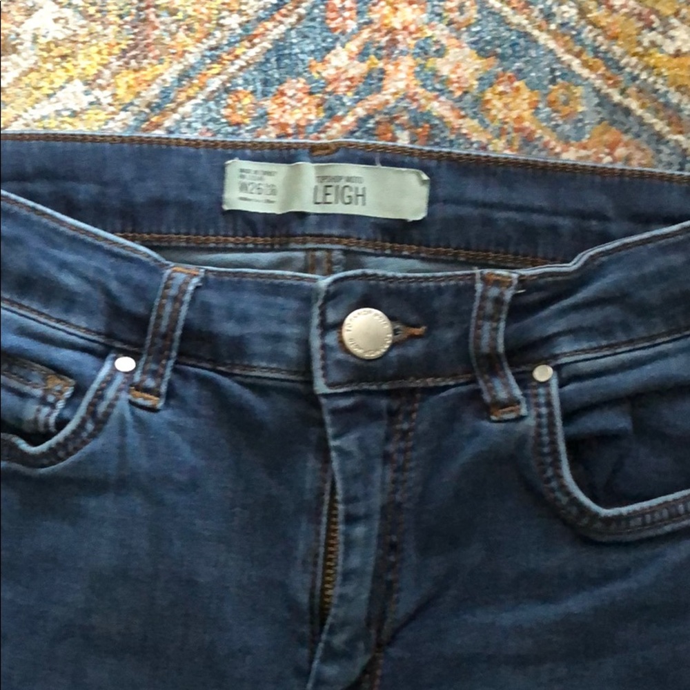 Topshop moto Leigh skinny jeans W26 L30
